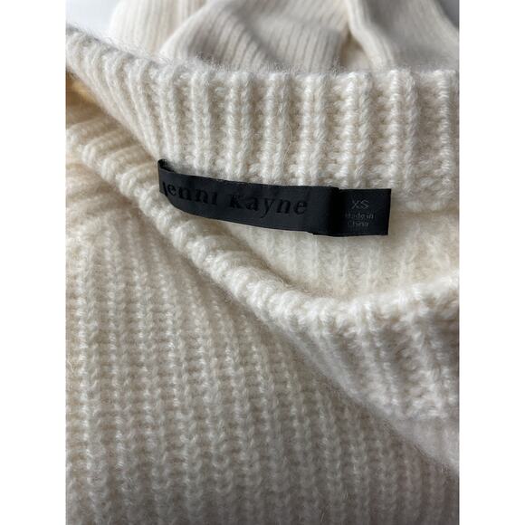 Jenni Kayne 'Fisherman' Ivory Cashmere Sweater Size XS - Picture 5 of 6